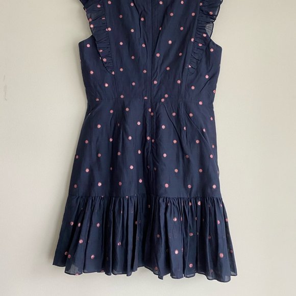 REBECCA TAYLOR Polka Dot Print Mini Dress - Picture 4 of 6